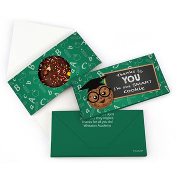 Personalized Teacher Appreciation Smart Cookie Gourmet Infused Belgian Chocolate Bars (3.5oz)