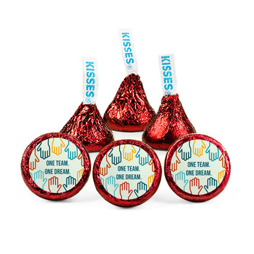 Personalized Teamwork One Team One Dream Hershey's Kisses