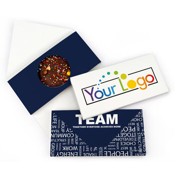 Personalized Word Cloud Logo Gourmet Infused Belgian Chocolate Bars (3.5oz)