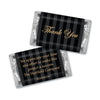 Personalized Business Thank You Formal Gold & Pinstripes Hershey's Miniatures