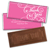 Thank You Personalized Embossed Chocolate Bar Scroll