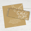 Thank You Personalized Chocolate Bar Wrappers Scroll