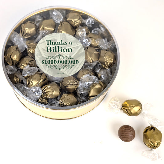 Thanks A Billion Dubai Chocolate Truffles Gift Tin