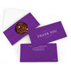 Personalized Thank You Simple Gourmet Infused Belgian Chocolate Bars (3.5oz)