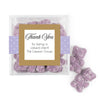 Personalized Dotted Thank You JUST CANDY® favor cube with Sugar Sanded Gummy Bears