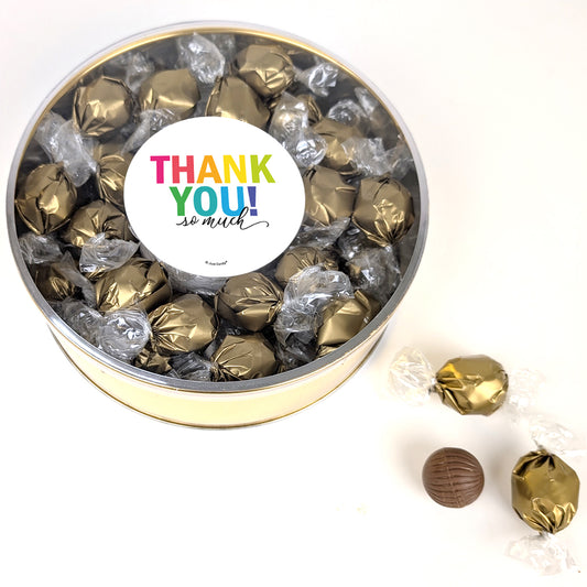 Thank You So Much! Dubai Chocolate Truffles Gift Tin