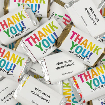 Thank You Wrapped Hershey's Miniatures