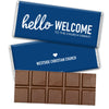 Personalized Hello & Welcome Hershey's Milk Chocolate Bar