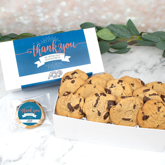 Thank You Add Your Logo Cookie Box