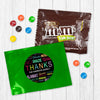 Personalized Business Thanks Languages Candy Favor Bag - M&Ms or Skittles