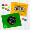 Personalized Business Thanks Languages Candy Favor Bag - M&Ms or Skittles