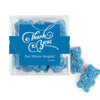 Personalized Thank You Swirls JUST CANDY® favor cube with Sugar Sanded Gummy Bears