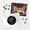 Personalized Business Thank You Scroll Candy Favor Bag - M&Ms or Skittles