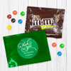 Personalized Business Thank You Scroll Candy Favor Bag - M&Ms or Skittles