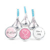Personalized Wedding Swirl Heart Hershey's Kisses