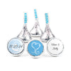 Personalized Wedding Swirl Heart Hershey's Kisses