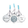 Personalized Wedding Swirl Heart Hershey's Kisses