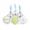 Personalized Wedding Swirl Heart Hershey's Kisses