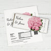 Wedding Favor Personalized Chocolate Bar Wrappers Flower Bouquets