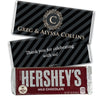 Wedding Favors Personalized Hershey's Milk Chocolate Bar Regal Stripes Chocolate Favor
