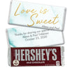 Personalized Wedding Love is Sweet Marble Hershey's Milk Chocolate Bar & Wrapper