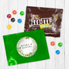 Personalized Wedding Botanicals Greenery Candy Favor Bag - M&Ms or Skittles