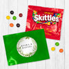 Personalized Wedding Botanicals Greenery Candy Favor Bag - M&Ms or Skittles