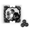 Personalized Wedding Photo Love JUST CANDY® favor cube with Just Candy Milk Chocolate Minis