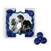 Personalized Wedding Photo Love JUST CANDY® favor cube with Just Candy Milk Chocolate Minis