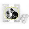Personalized Wedding Photo Love JUST CANDY® favor cube with Just Candy Milk Chocolate Minis