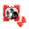 Personalized Wedding Photo Love JUST CANDY® favor cube with Gummy Bears