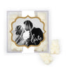 Personalized Wedding Photo Love JUST CANDY® favor cube with Gummy Bears