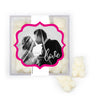 Personalized Wedding Photo Love JUST CANDY® favor cube with Gummy Bears