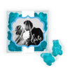 Personalized Wedding Photo Love JUST CANDY® favor cube with Gummy Bears