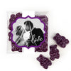 Personalized Wedding Photo Love JUST CANDY® favor cube with Gummy Bears