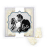 Personalized Wedding Photo Love JUST CANDY® favor cube with Gummy Bears
