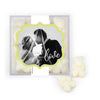 Personalized Wedding Photo Love JUST CANDY® favor cube with Gummy Bears