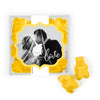 Personalized Wedding Photo Love JUST CANDY® favor cube with Gummy Bears
