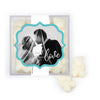Personalized Wedding Photo Love JUST CANDY® favor cube with Gummy Bears