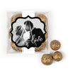 Personalized Wedding Photo JUST CANDY® favor cube with Prosecco Cordials