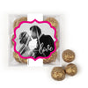 Personalized Wedding Photo JUST CANDY® favor cube with Prosecco Cordials