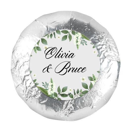 Personalized Wedding Botanical Garden 1.25" Stickers (48 Stickers)