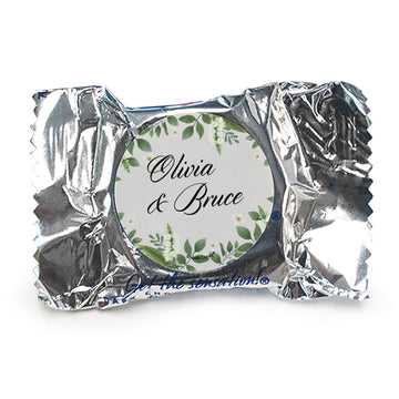 Personalized Wedding Botanical Garden York Peppermint Patties - pack of 70