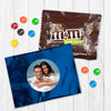 Personalized Wedding Photo Milk Chocolate M&Ms Favor Bag