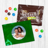 Personalized Wedding Photo Milk Chocolate M&Ms Favor Bag