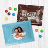Personalized Wedding Photo Milk Chocolate M&Ms Favor Bag