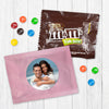 Personalized Wedding Photo Milk Chocolate M&Ms Favor Bag