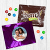Personalized Wedding Photo Milk Chocolate M&Ms Favor Bag