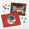 Personalized Wedding Photo Milk Chocolate M&Ms Favor Bag