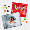 Personalized Wedding Photo Skittles Favor Bag